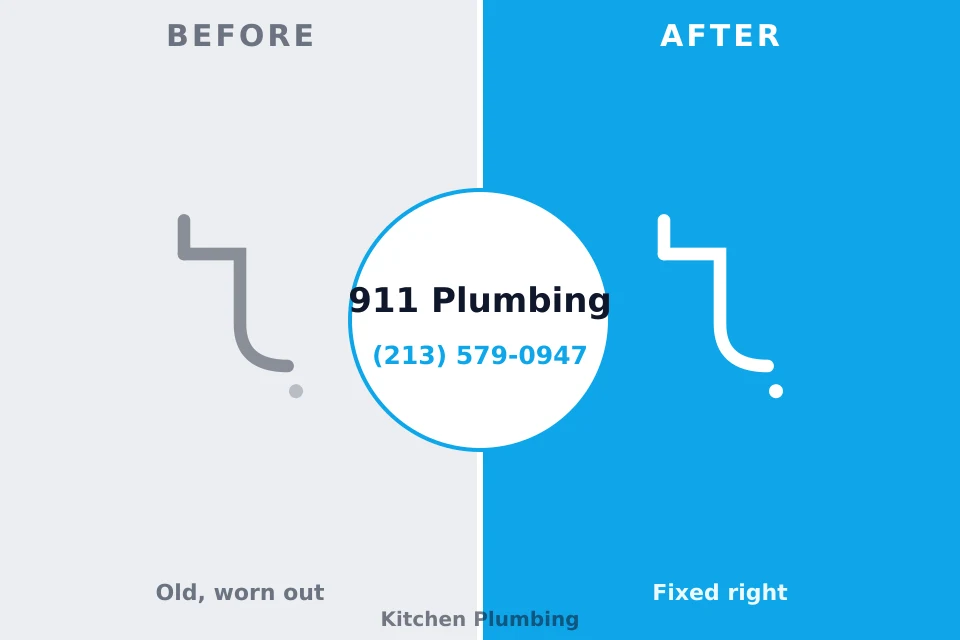 Before and after: plumbing repair Cape Charles, VA